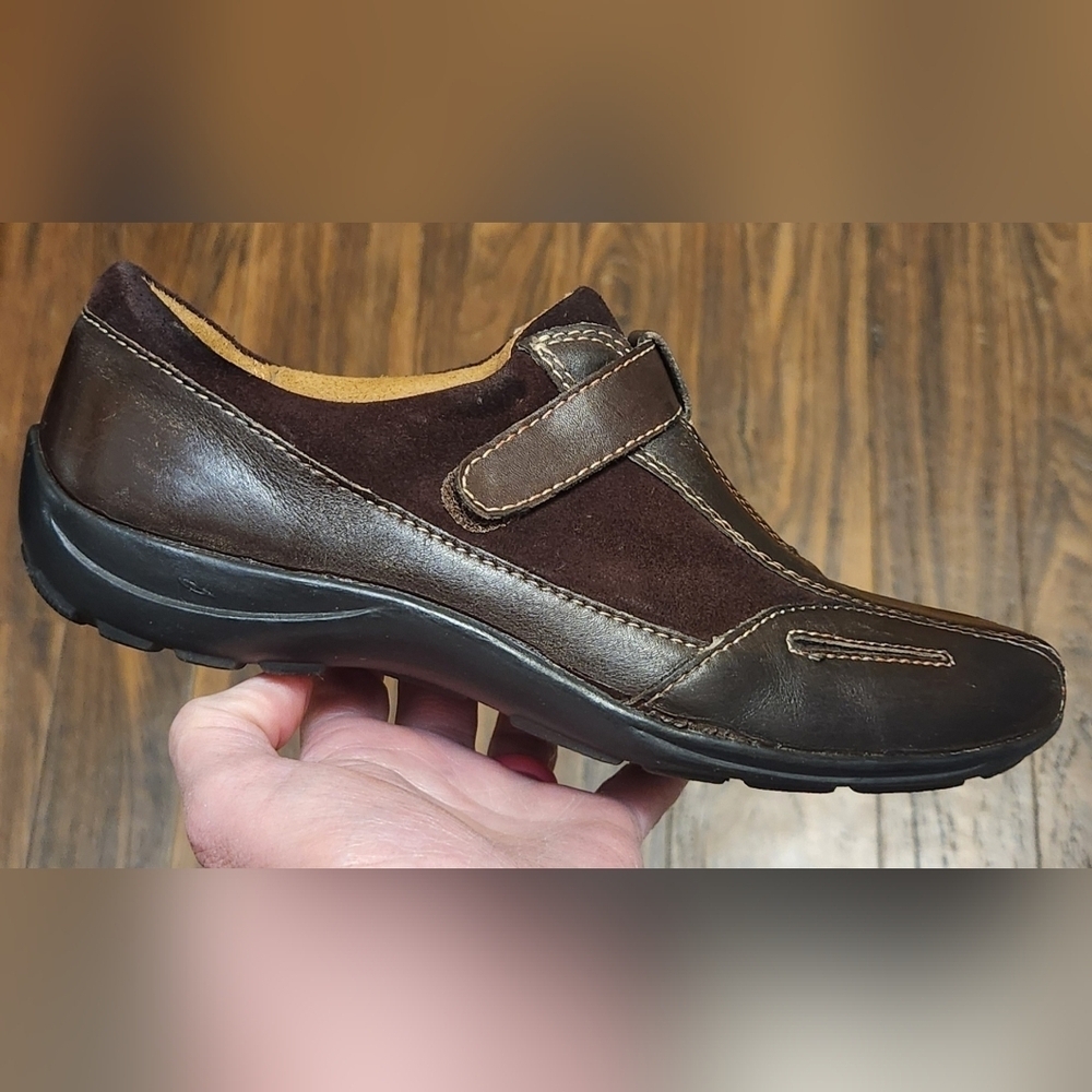 Naturalizer Dark Brown Leather Loafers Slip Ons Sz 6 1/2 - Picture 14 of 15